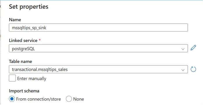 Setup Lookup Dataset