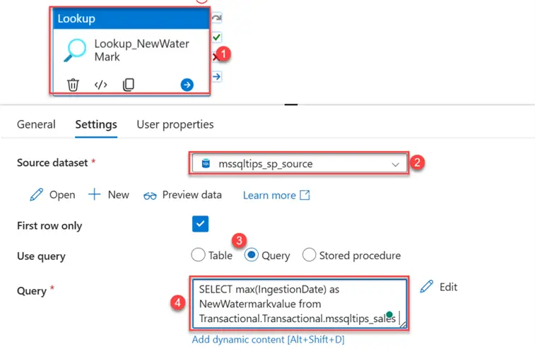 New Water Mark Query