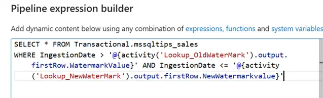 Logic for the Source Copy Range