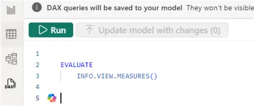 INFO.VIEW.MEASURES() 