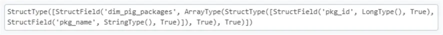 Streaming Data - converting string to structure type.