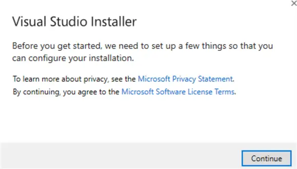 Visual Studio Installer