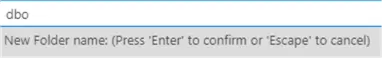 name the folder