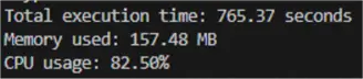 df.to_sql performance metrics