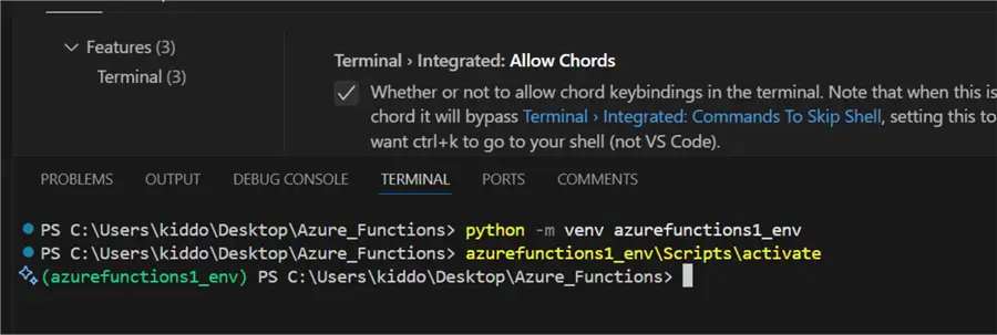 Create Python Virtual Environment
