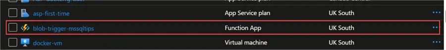 Blob Trigger App Confirmation