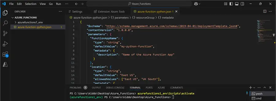 Provision Resources using ARM Template