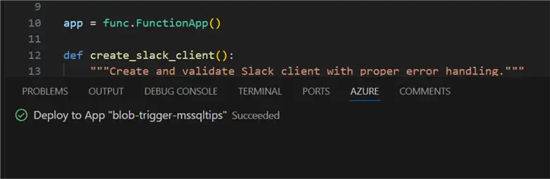 Successful Deployment