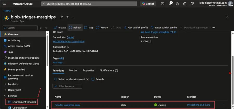 Environment Variable