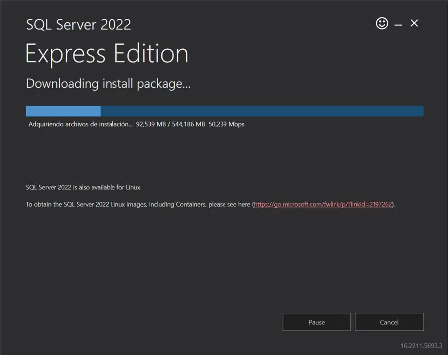 downloading SQL Server Express