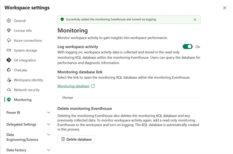Image showing Evenhouse in successfully created in Power BI