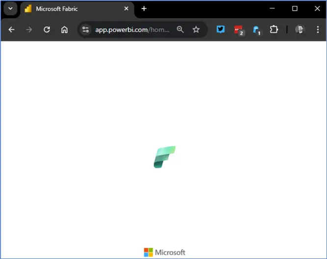 fabric icon on start screen