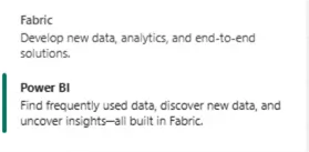 fabric and power bi personas