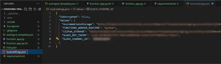 Azure Function Event Grid Trigger Example and HTTP Post Request