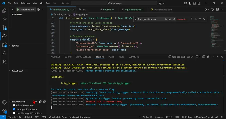 Azure Function Event Grid Trigger Example and HTTP Post Request