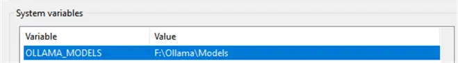 System variable