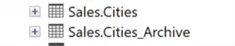 results of disabling system-versioning