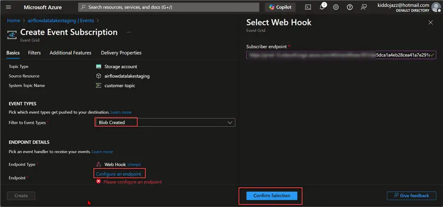 Configure Endpoint