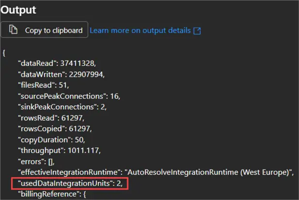 DIU equals to 2 in output