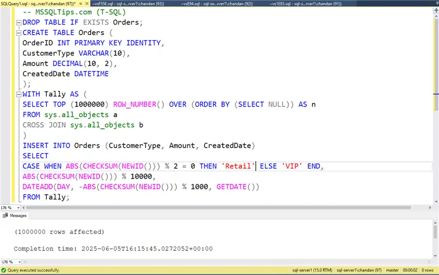 clear plan cache sql server