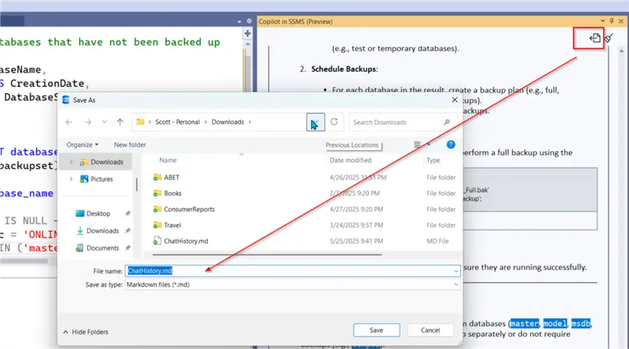 export to MD file