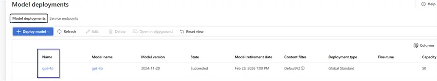 Model Deployment