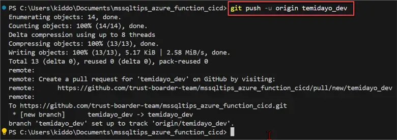 git push