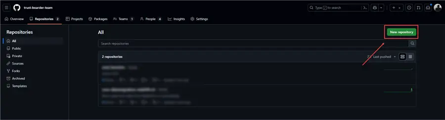 Create New GitHub Repository