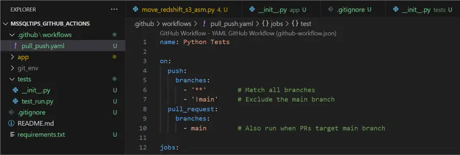 Code Quality Check.yaml File