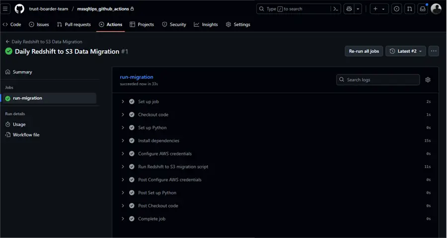 Schedule workflow