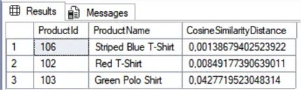 Vector search example