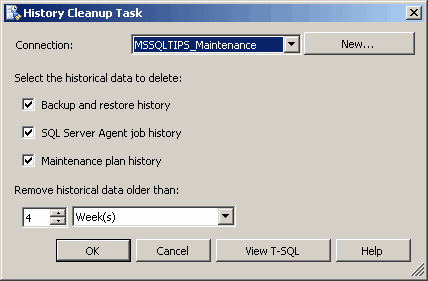 The History Cleanup Task