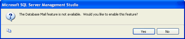 enable database mail features