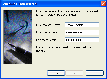 provide credentials