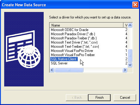 create new data source