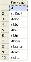 select query