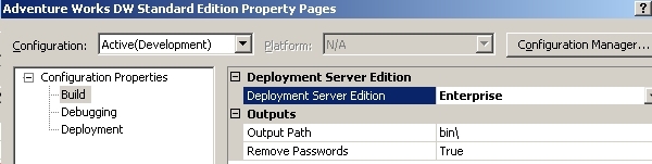 project properties