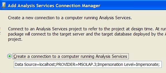 ssas conn mgr