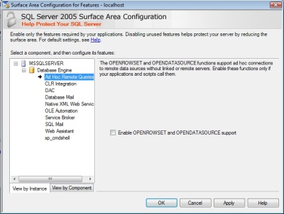Features - Ad Hoc Remote Queries