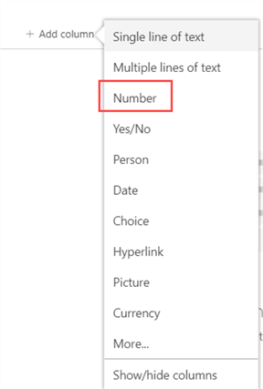 add column
