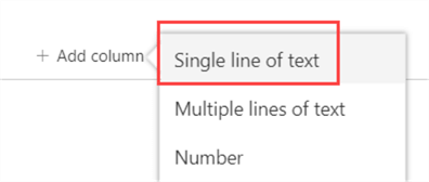 add text column