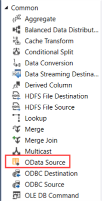 odata source