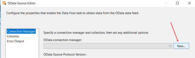 create new conn mgr