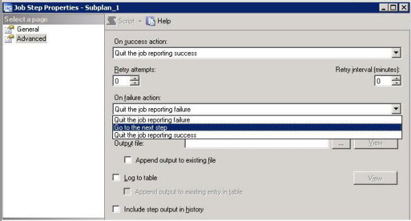 OnStepFailure 1