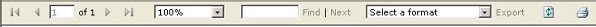 report toolbar