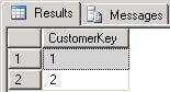 sales result set