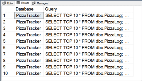 sys.dm_exec_requests results