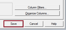 Click Save to complete the creation of a new trace template