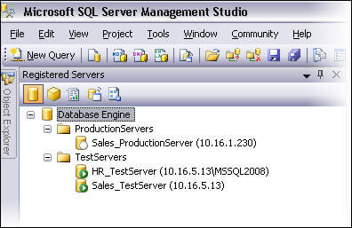 Here is a screenshot of how things are now setup for our two server groups and our three servers