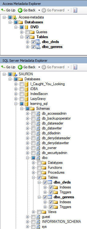 convert your individual tables from Access to SQL Server.